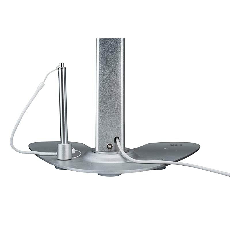 PADASK Dual Security Kiosk Stand with Locking Case and Cable for iPad Gen 5 2017 iPad Gen 6 2018 iPad Air and iPad Pro 97