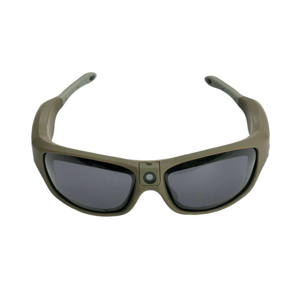 Sunshine IP55 Waterproof Smart Video Recording Sunglasses 1080P FHD Outdoor Sports Action Camera with Polarized UV Protection Safety Lenses Sport Design