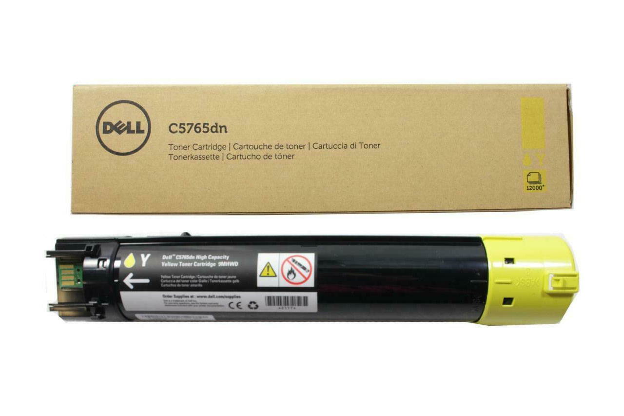 NEW 9MHWD Dell C5765dn Laser Printer Yellow Toner Cartridge 12k Pages 332-2116 09MHWD