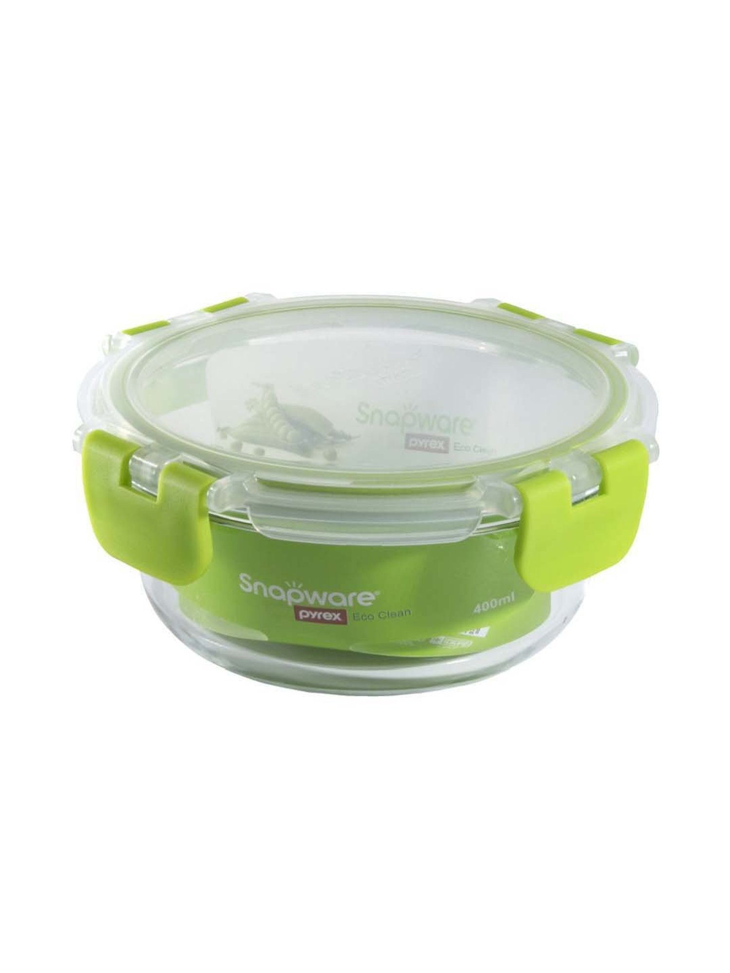 Corelle Pyrex Eco Clean Green Glass Snap Container (0.4 L)