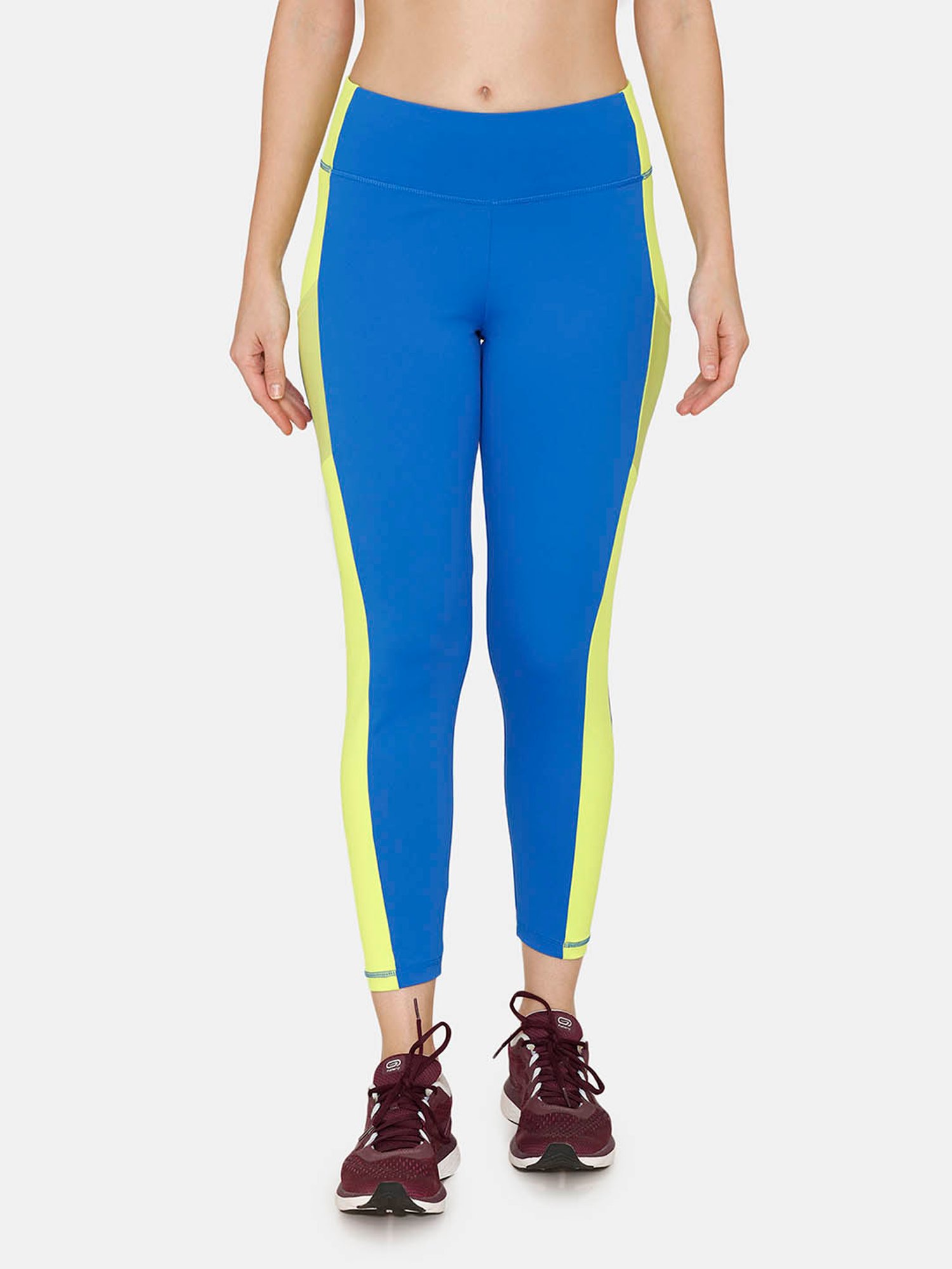 Zelocity by Zivame Blue Regular Fit Tights