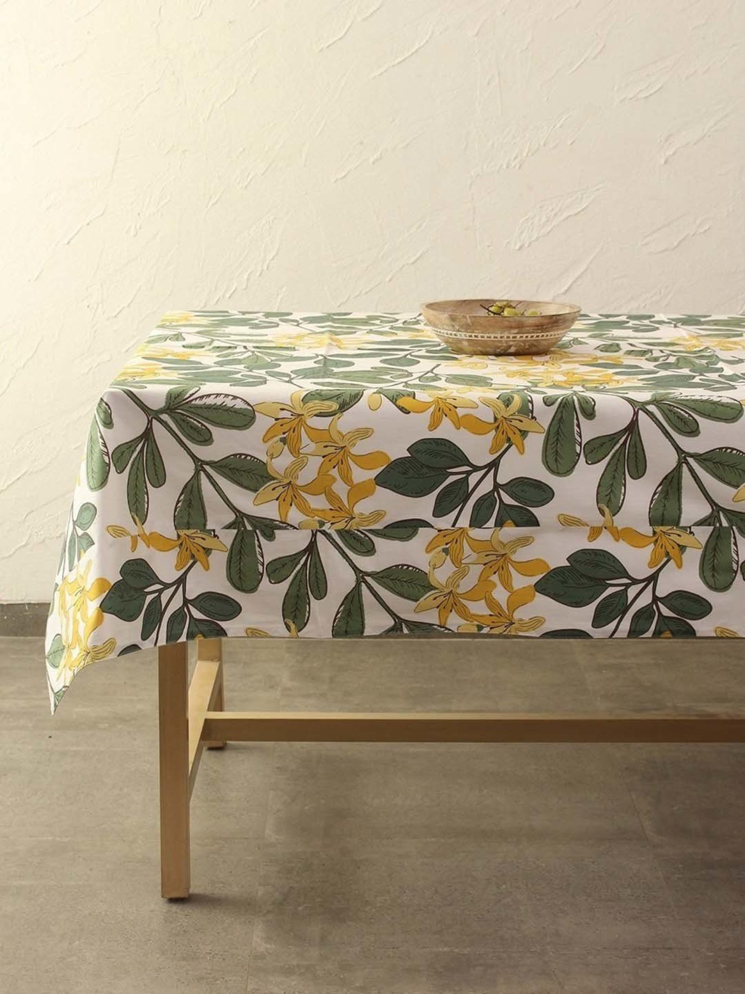 House This Moringa Floral Multicolor 180 TC Cotton Table Cloth