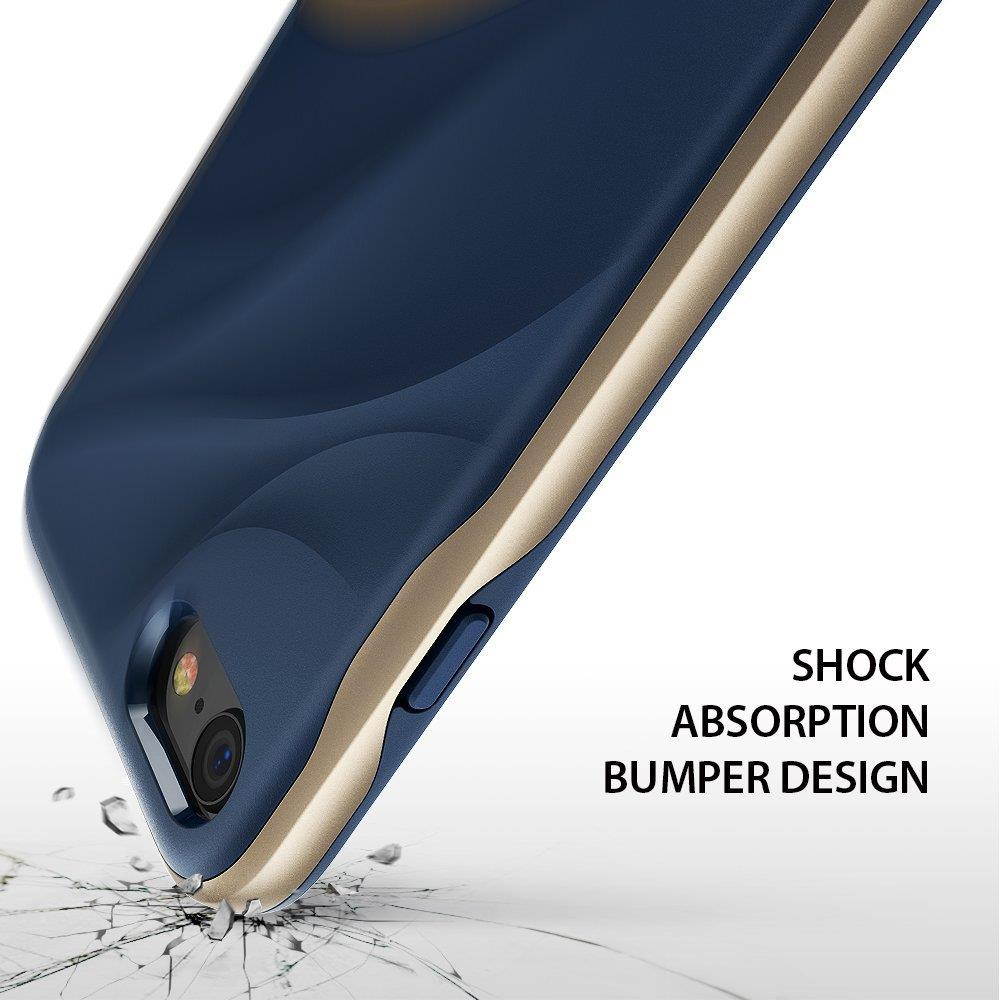 Apple iPhone 8 Case, Ringke [WAVE] Dual Layer Heavy Duty Shockproof PC TPU Protective Cover for iPhone 7 / iPhone 8 - Coastal Blue