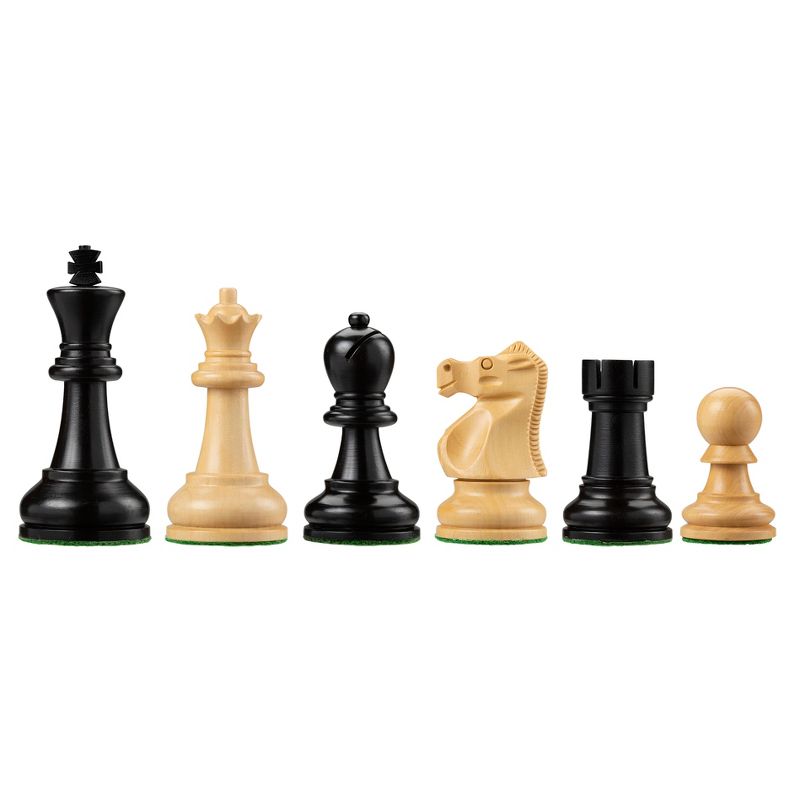 The Bobby Fischer Series Metal & Acrylic Chess Pieces - 3.5 inch king