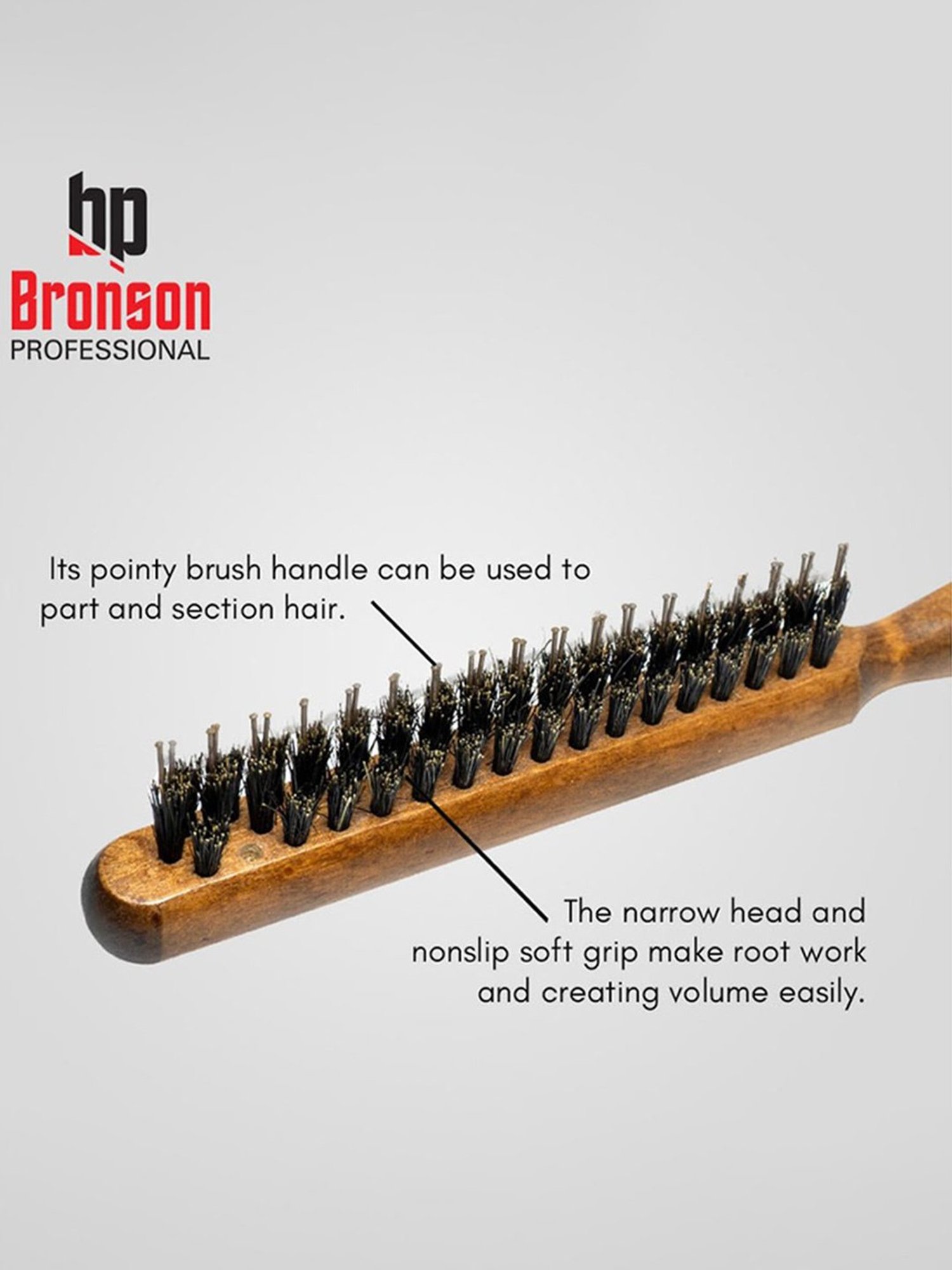 Bronson Professional Back Combing Teasing Brush