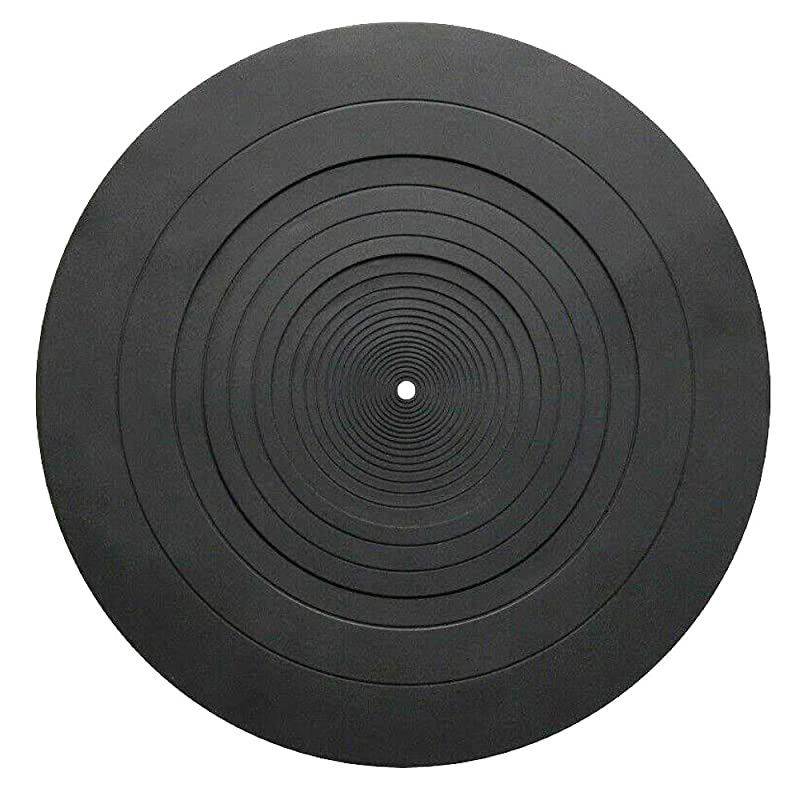 Platter Mat Rubber 12 inch Silicone LP Slipmat Universal Compatible for Audio Technica ATLP120BK ATLP1200 Platter 12 Inch Diameter
