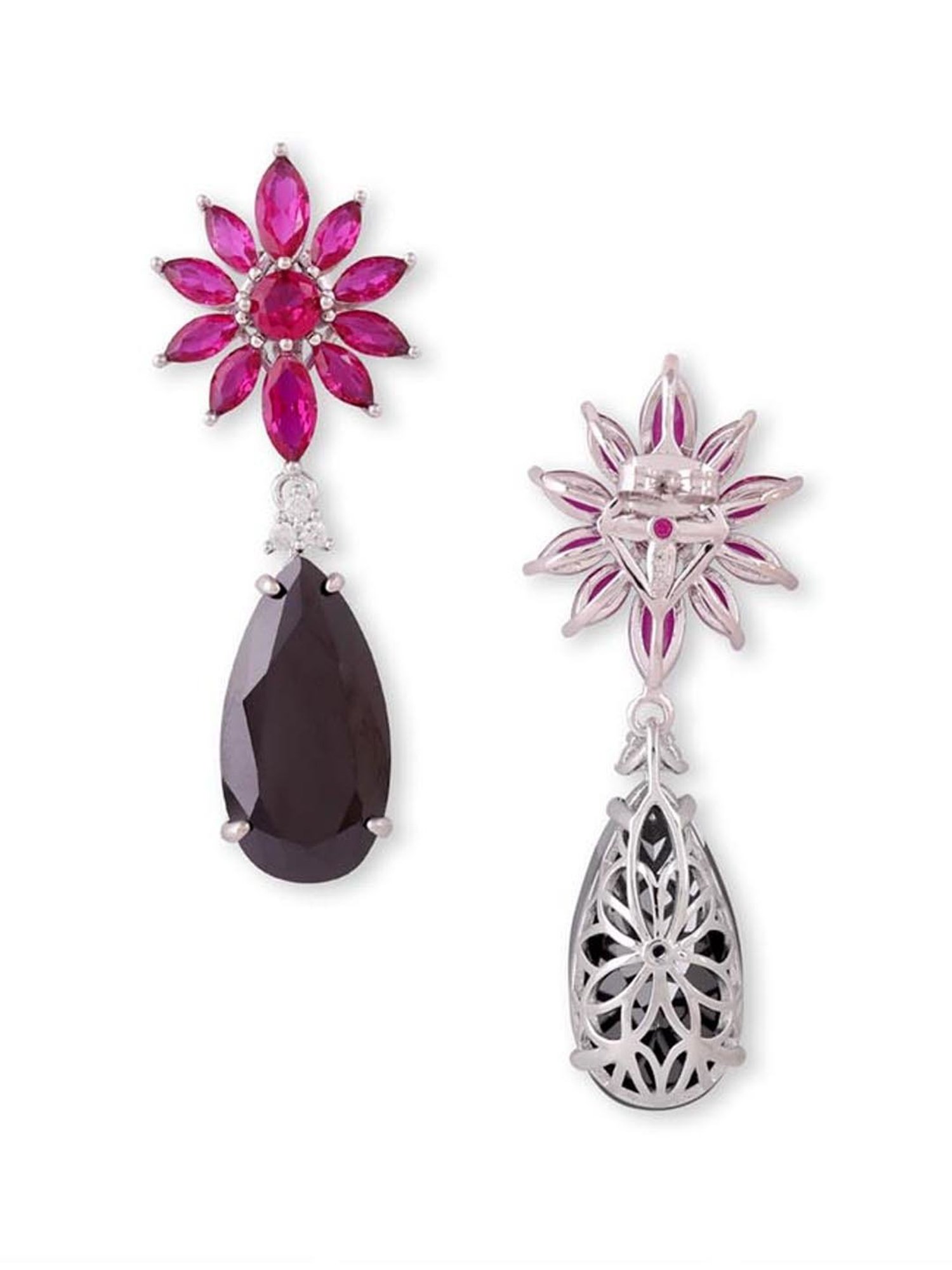 The Real Effect London Silver Earrings for Women