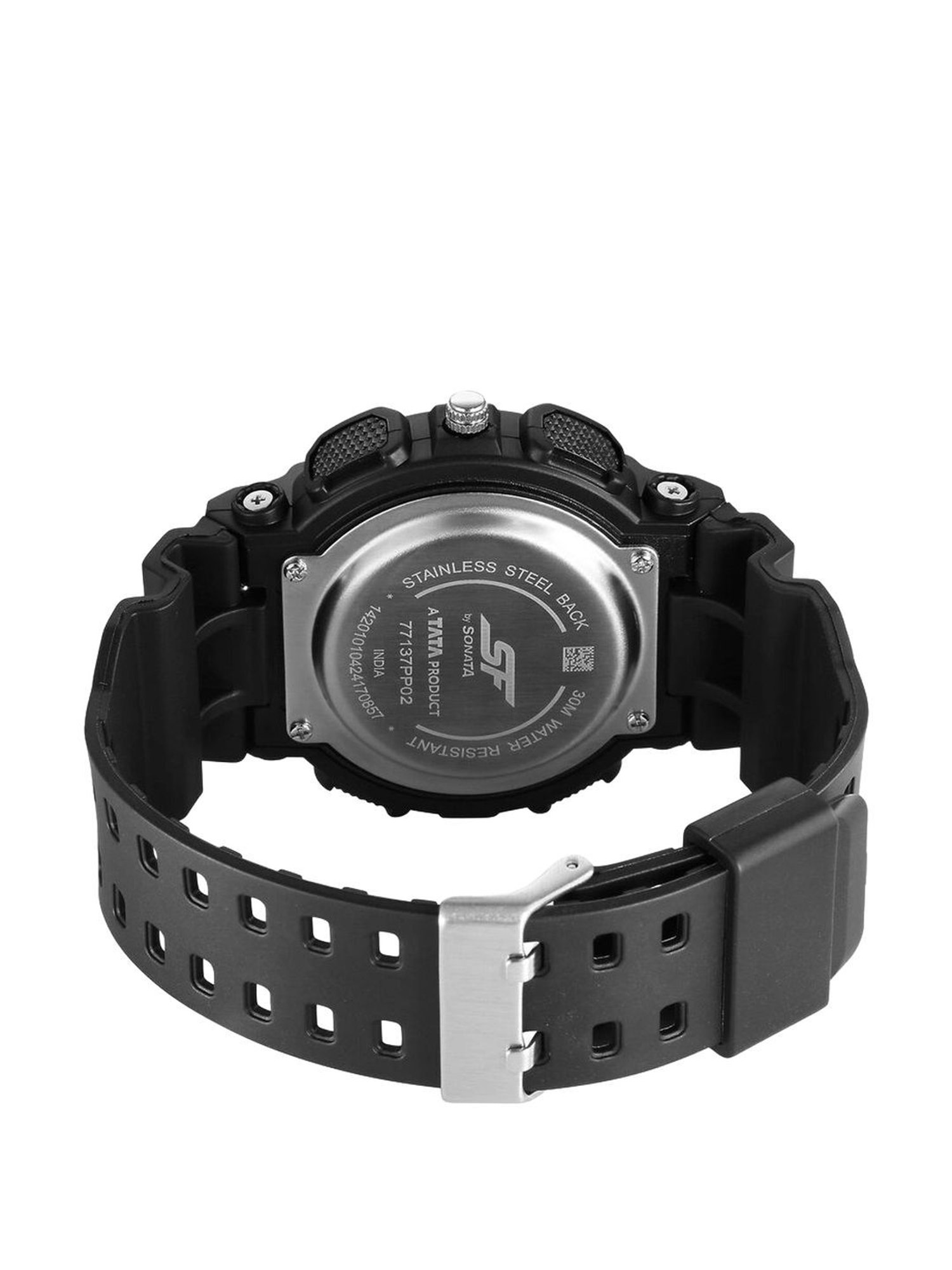 Sonata 77137PP02 Analog-Digital Watch for Men