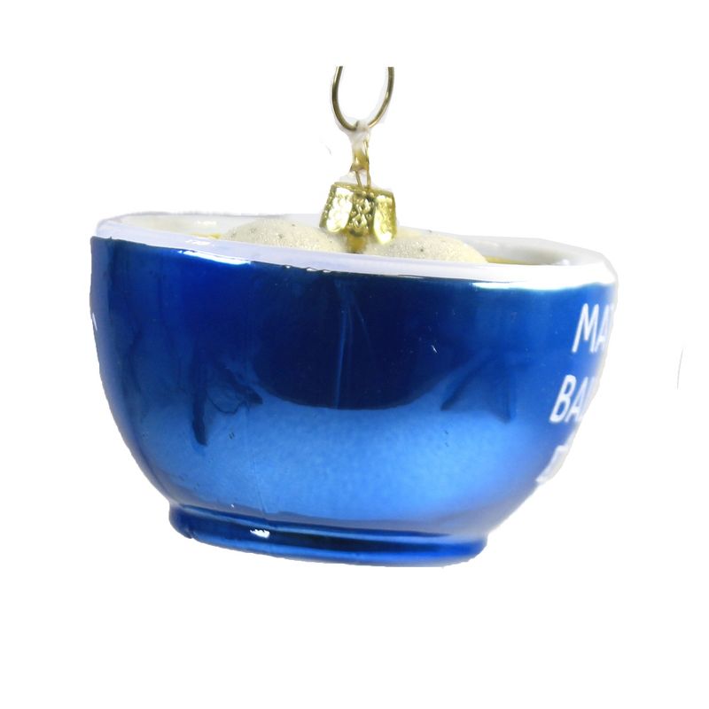 Holiday Ornament 2.25" Matzo Ball Soup Matzah Food Liquid Chicken Fat  -  Tree Ornaments
