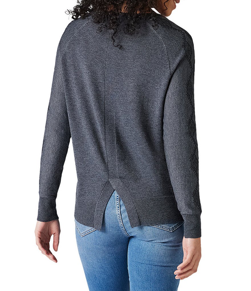 SmartWool Shadow Pine Needlepoint Crew Neck Long Sleeve Sweater