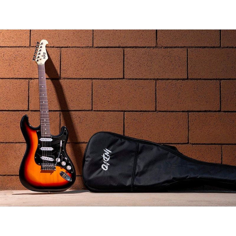 Monoprice Indio Cali Classic Electric Guitar - Sunburst, With Gig Bag