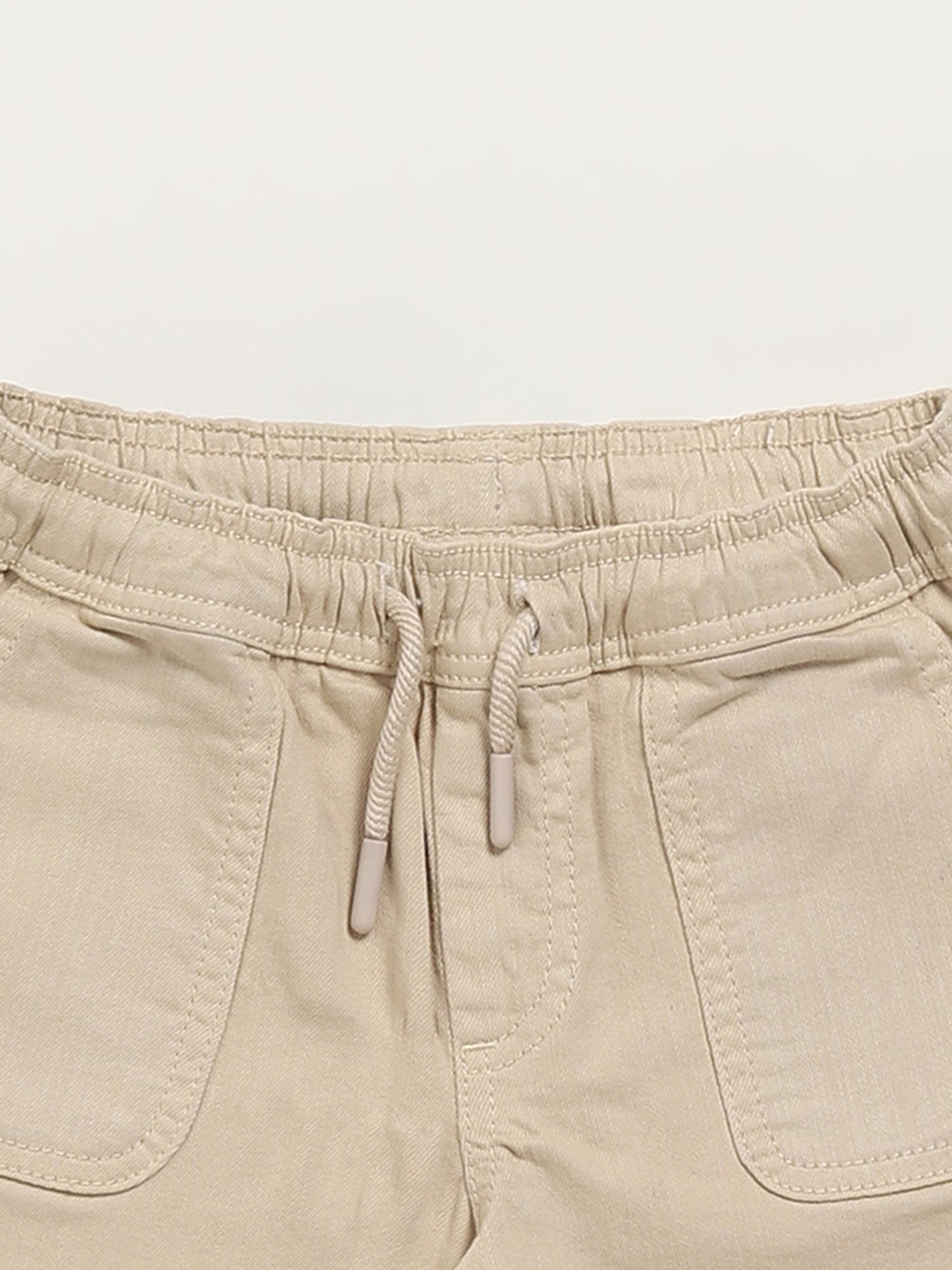 HOP Kids by Westside Beige Bermuda Shorts