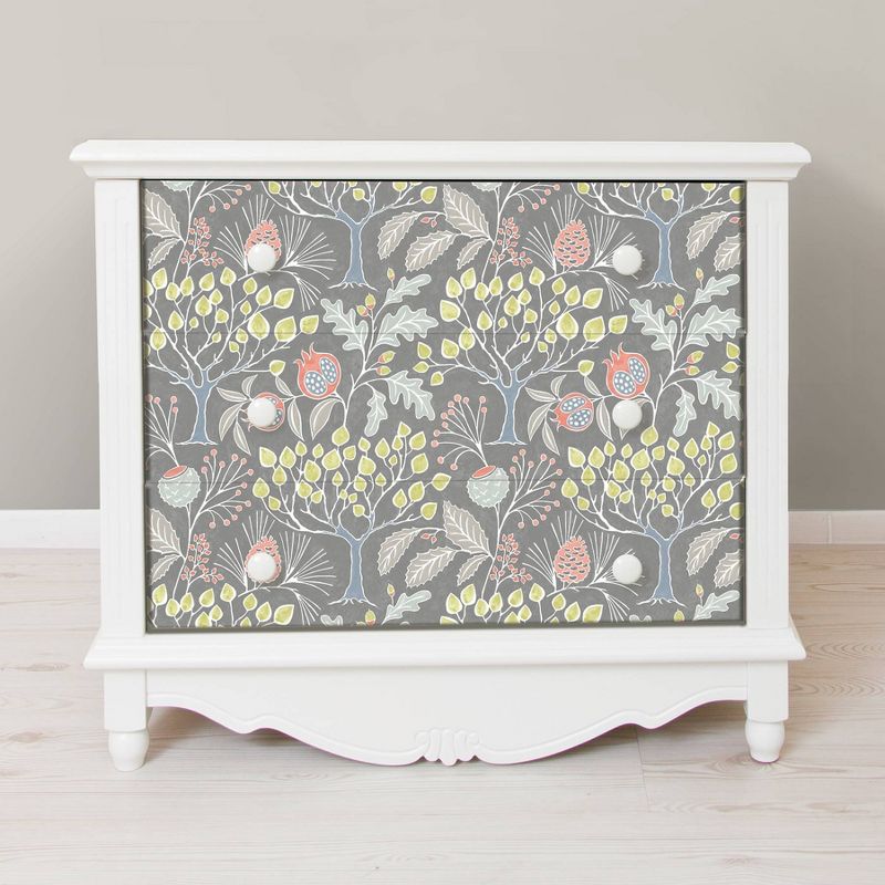 Tempaper Kids' Galaxy Self-Adhesive Removable Borders Wallpaper Out Of This World Black