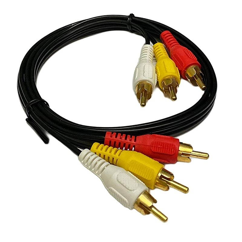 Video CableComposite Cord 30 ft RCA to RCA MMx3AV Cable for TVDVDVCD etd