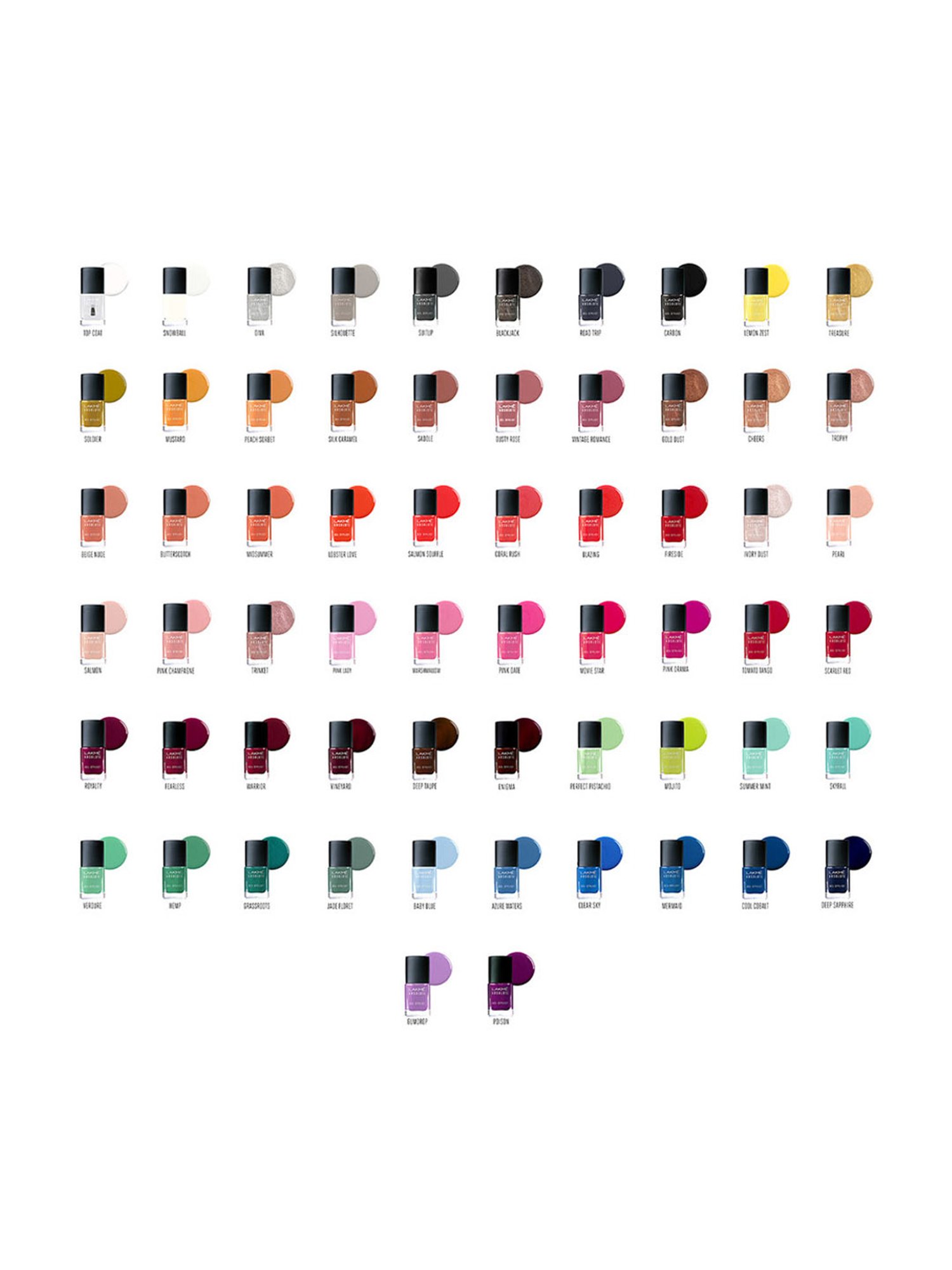 Lakme Absolute Gel Stylist Nail Color Pink Lady - 12 gm