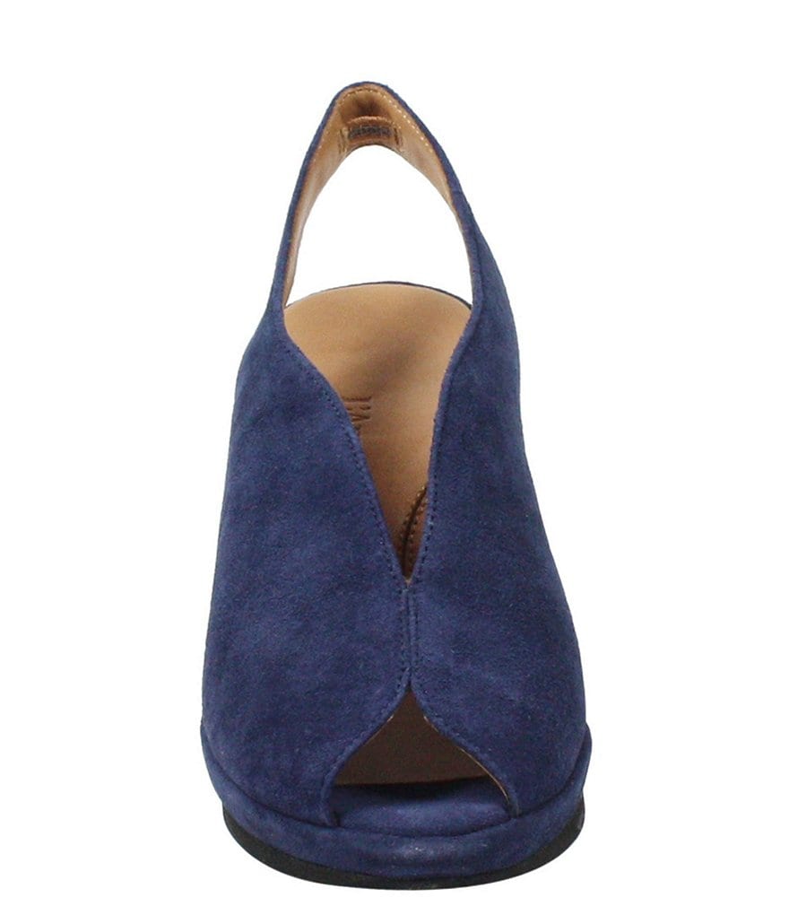 L'Amour Des Pieds Odetta Suede Slingback Pumps
