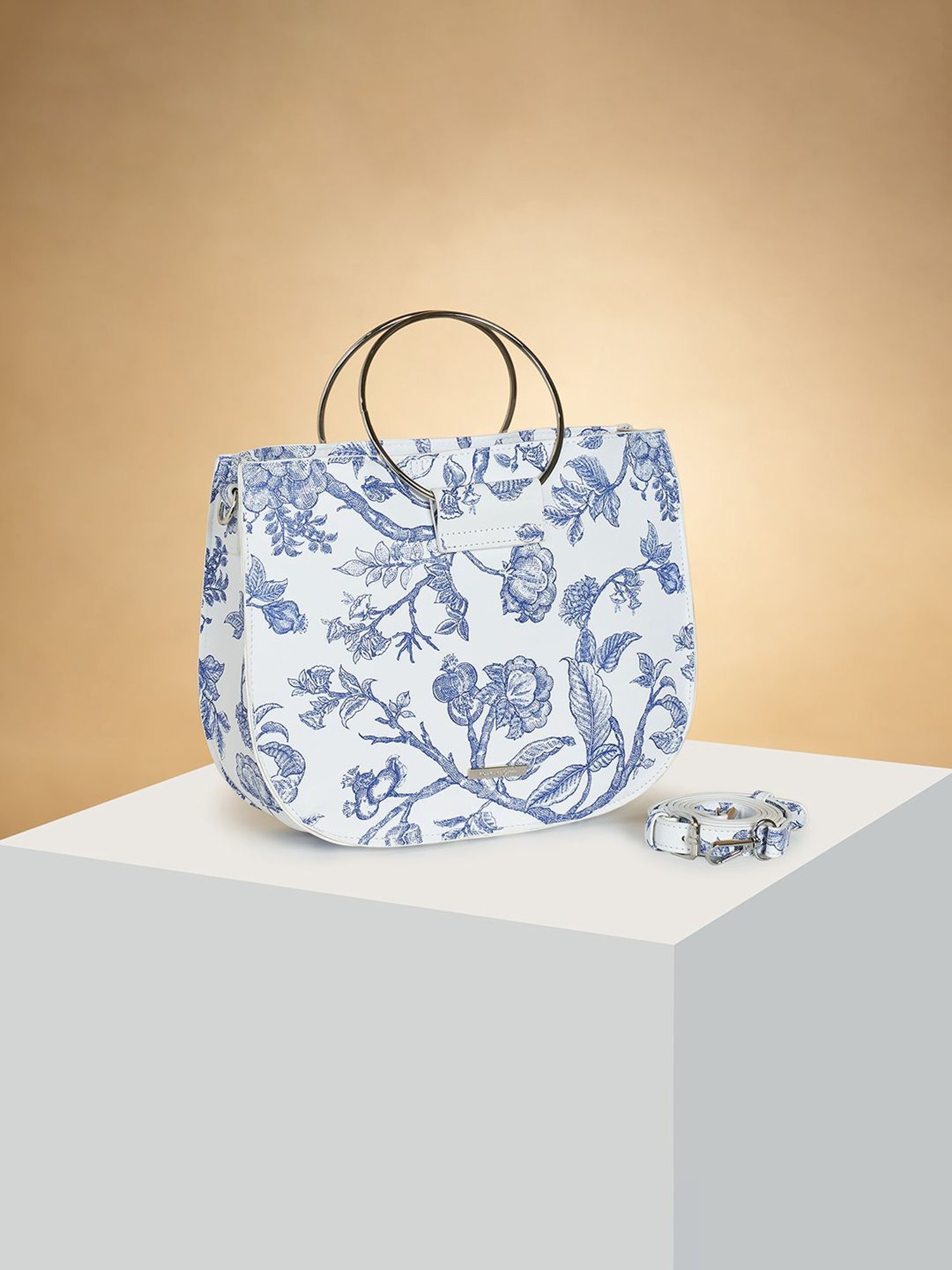 Tohl Avon Black Solid Medium Handbag