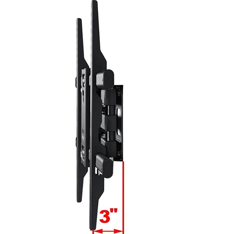 MW380B5 Full Motion Articulating TV Wall Mount Bracket for Most 3770 LED LCD Plasma HDTV Up to 125 lbs with VESA 684x400 600x400 400x400 150x100mm Dual Arm Pulls Out Up to 14 AW9