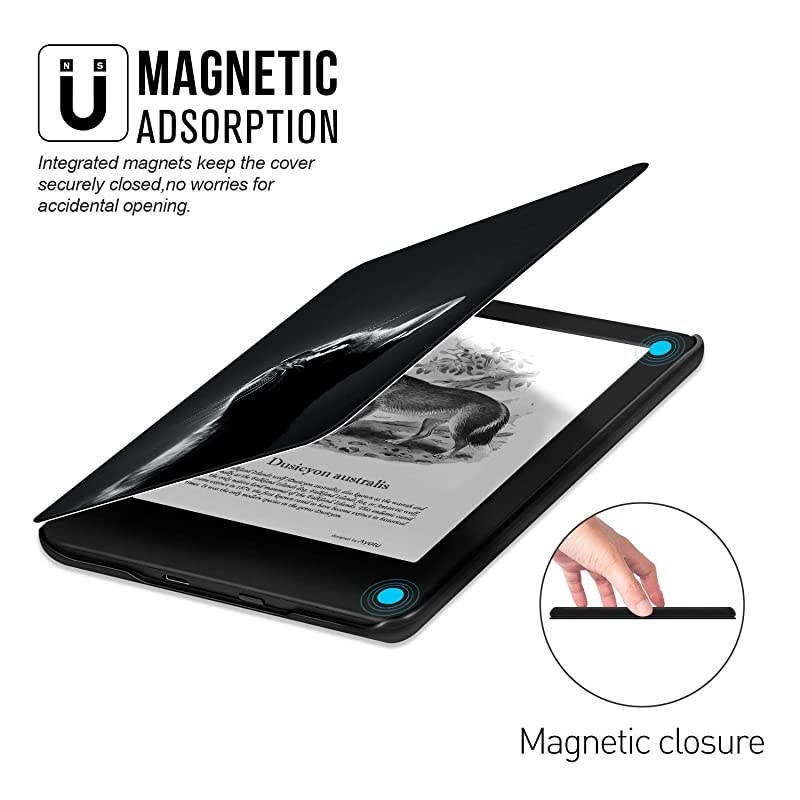 Slim Case for AllNew Kindle10th Gen 2019 Release PU Leather Cover with Auto WakeSleepFits  AllNew Kindle 2019Will not fit Kindle Paperwhite or Kindle OasisThe Cat 2