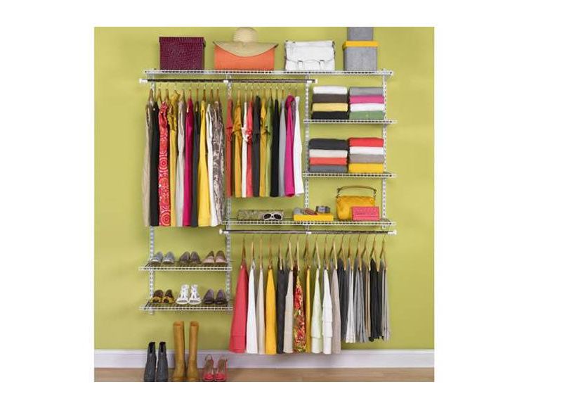 Home Basics Storage Closet with Shelving