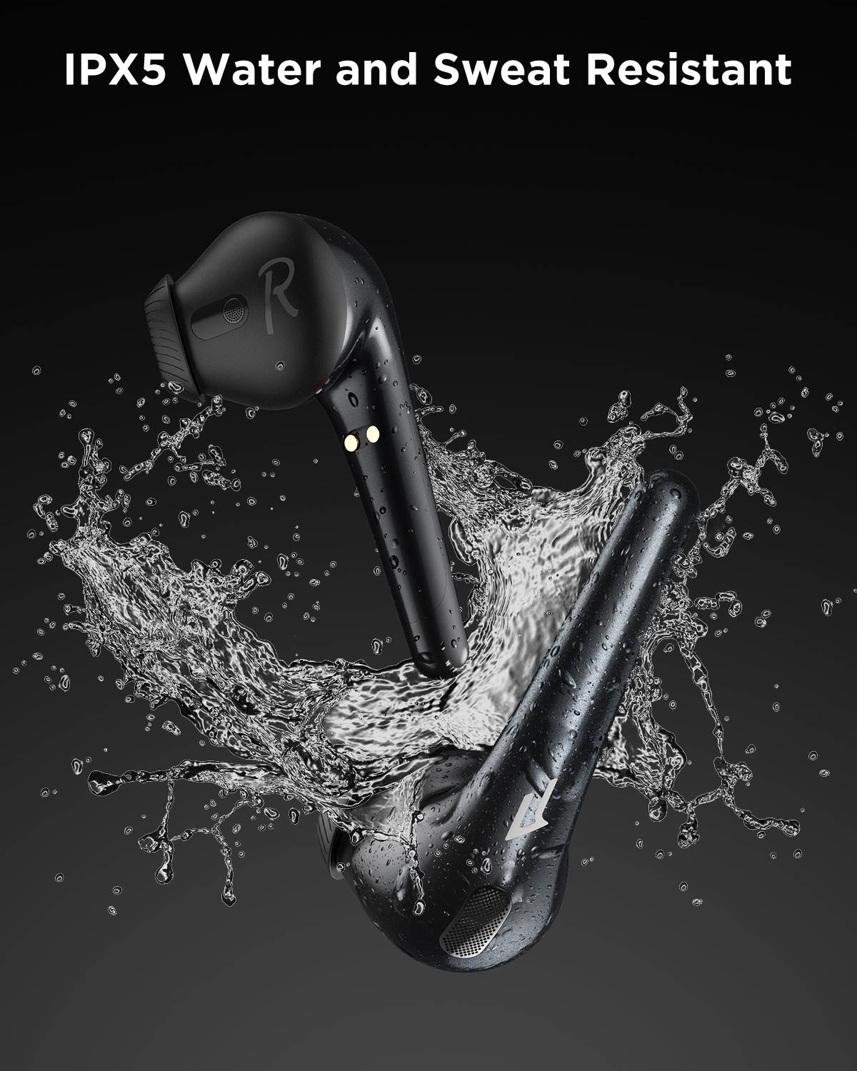 1MORE True Wireless Earbuds, Bluetooth Noise Cancelling Headphones, Fast Connection, In-Ear Detection,4 Microphones for Clear Phone Calls, IPX5 Waterproof, Touch Control, Comfobuds-White