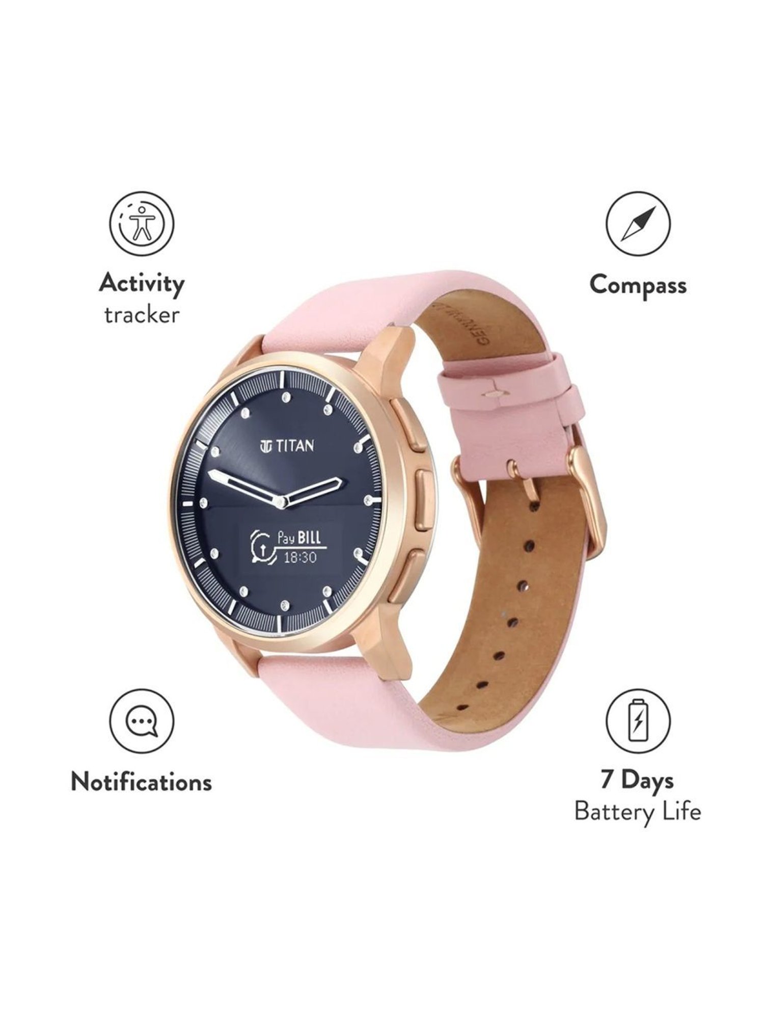 Fastrack NR68027PP04 Street Line Digital Watch for Women