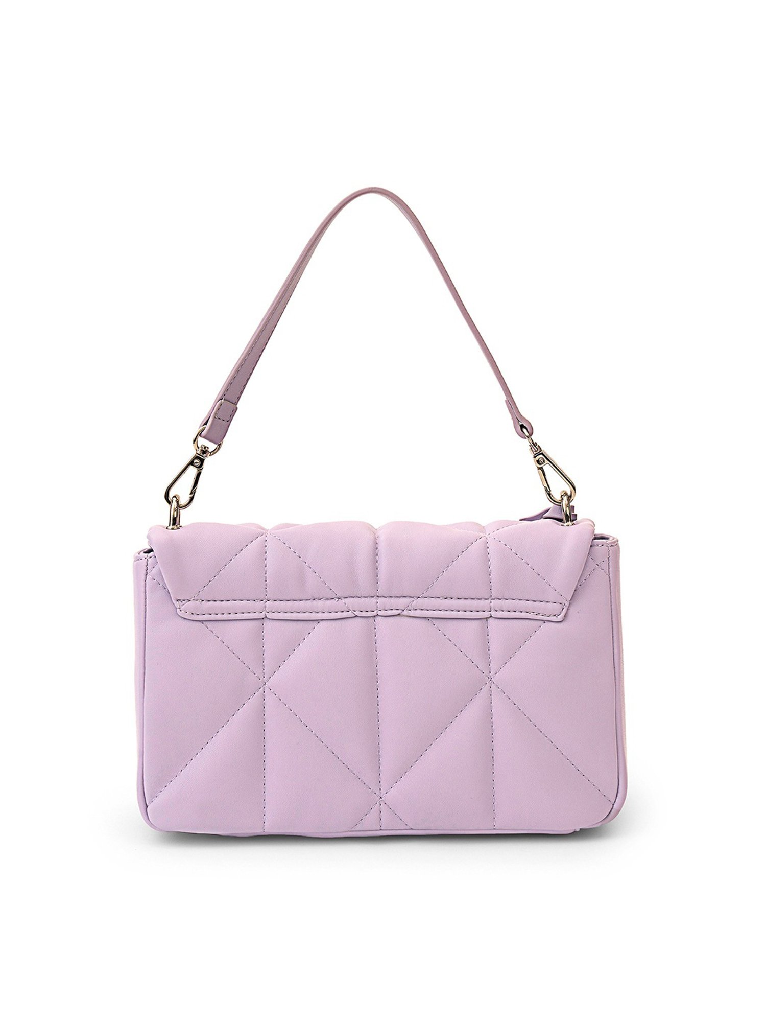 Miraggio Genevieve Lavender Quilted Medium Shoulder Handbag