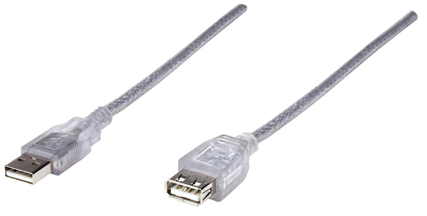 Manhattan USB2.0 Cable AM-AF Trans 15-Feet/4.5m (340502)