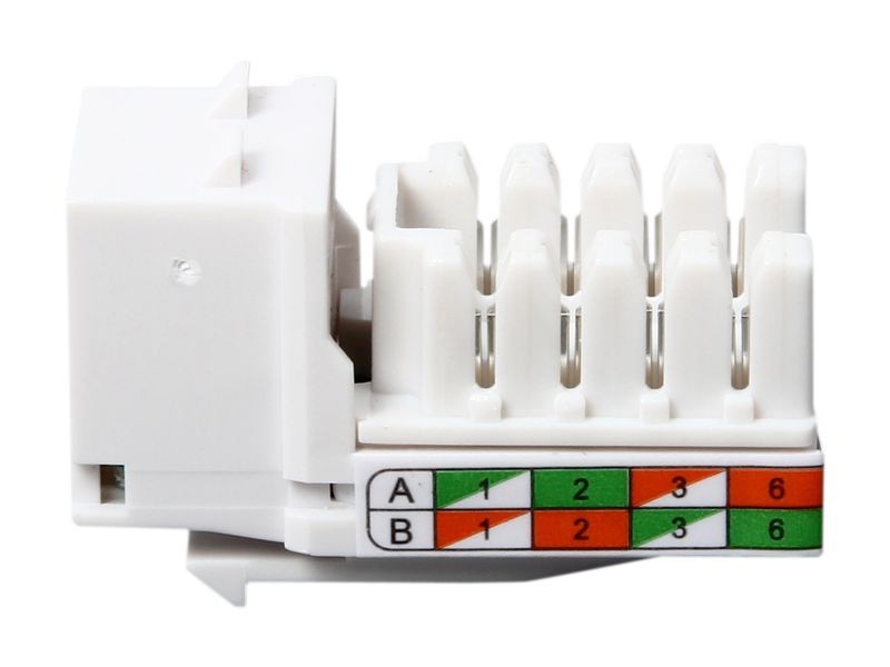 Micro Connectors CAT5 RJ45 Coupler F-F Straight