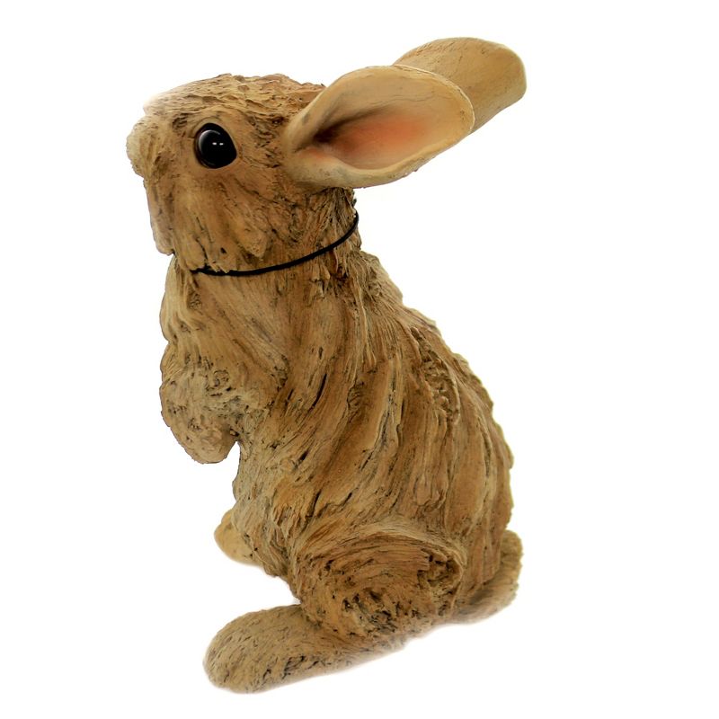 Animal 9.75" Driftwood Standing Rabbit Figurine Woodlife Bunny Forest Pacific Trading  -  Decorative Figurines