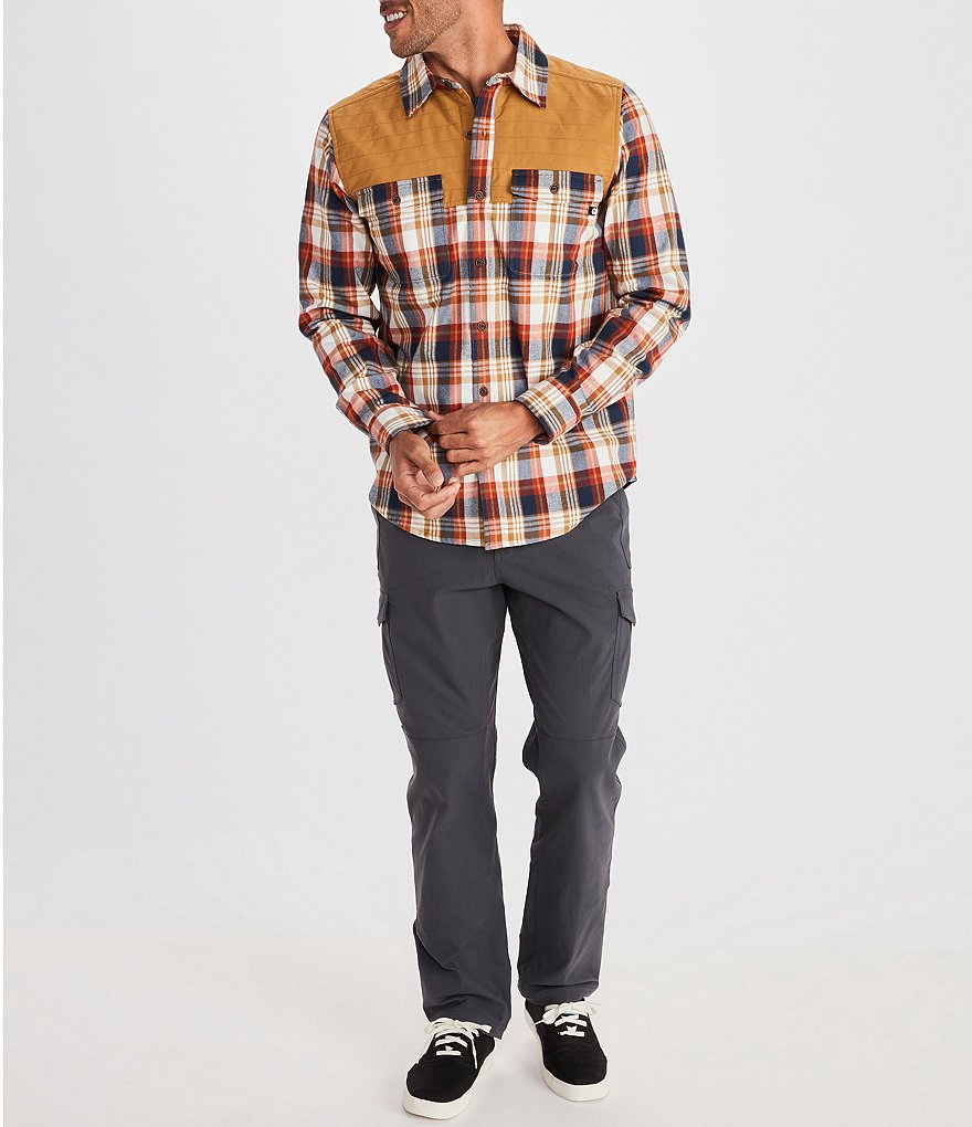 Marmot Needle Peak Midweight Flannel Performance Long-Sleeve Woven Recycled Materials Shirt