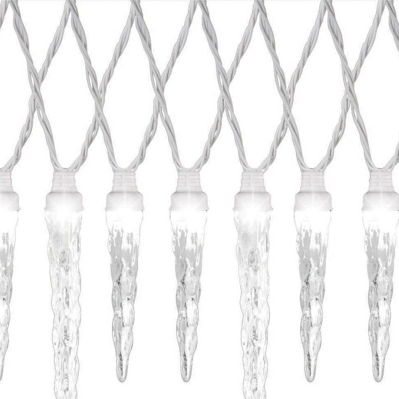 Rite Lite 11.5" Traditional Style LED Battery Powered Hanukkah Menorah - White/Blue