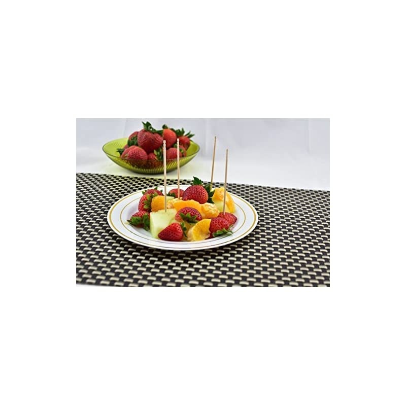 Premium 4" Kokeshi Toothpicks Skewers 500ct (2 Packs of 250) Extra long toothpicks for appetizers GM1034