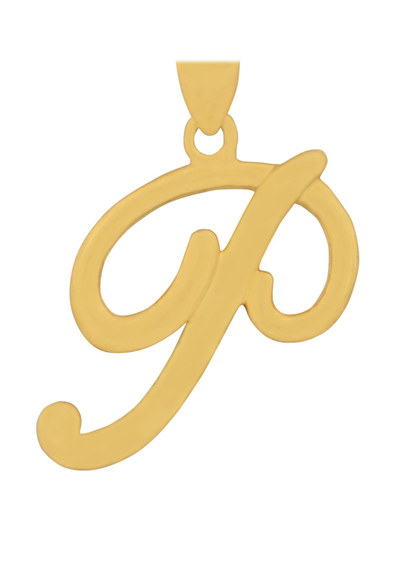 PC Jeweller Alphabet P 22 kt Gold Pendant without Chain
