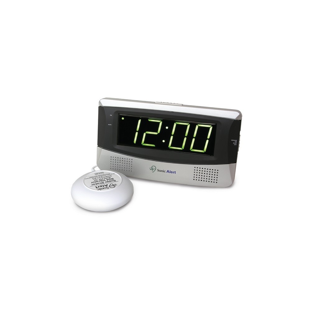 Sonic Boom Alarm Clock - WHITE