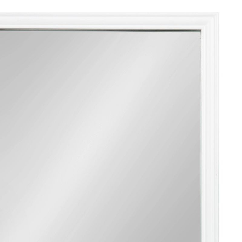 24" x 24" Adlynn Functional Wall Mirror White - Kate & Laurel All Things Decor