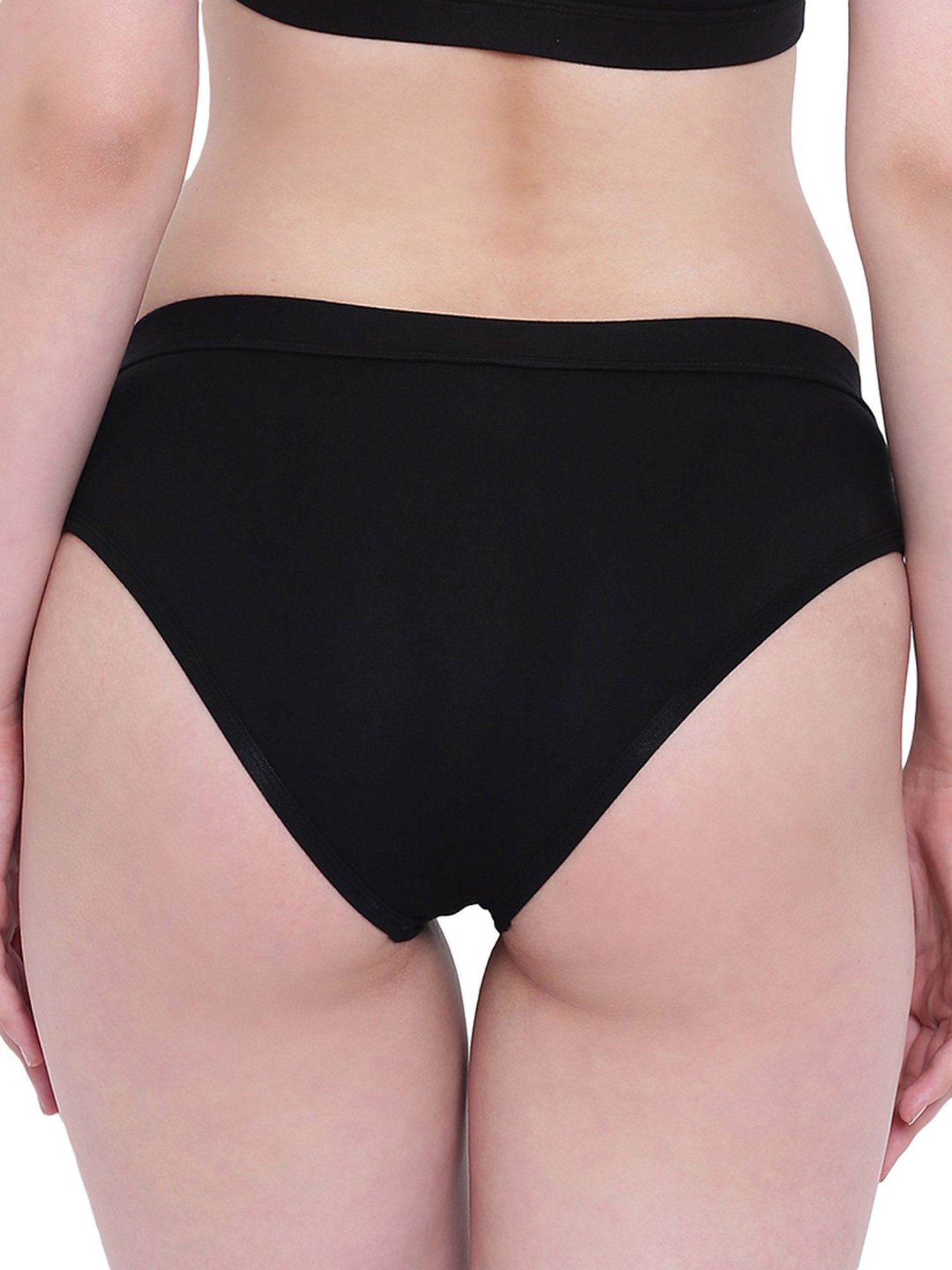 La Intimo Yellow & Black Mermaid Bikini Panty