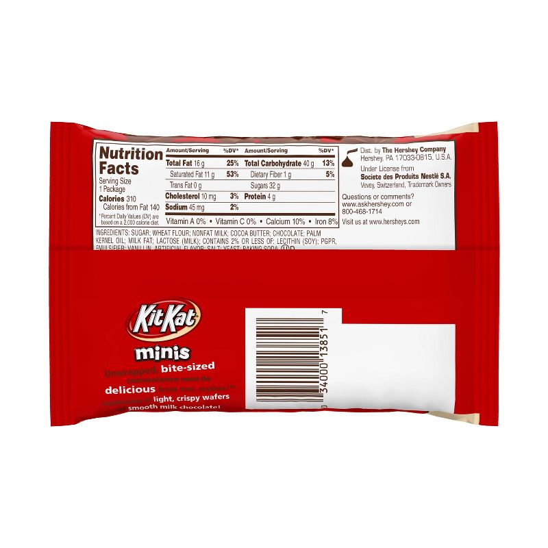 Kit Kat King Size Minis Crisp Wafers in Milk Chocolate Bag - 2.2oz