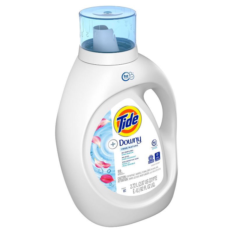 Tide +Downy Free Liquid Laundry Detergent - 92 fl oz