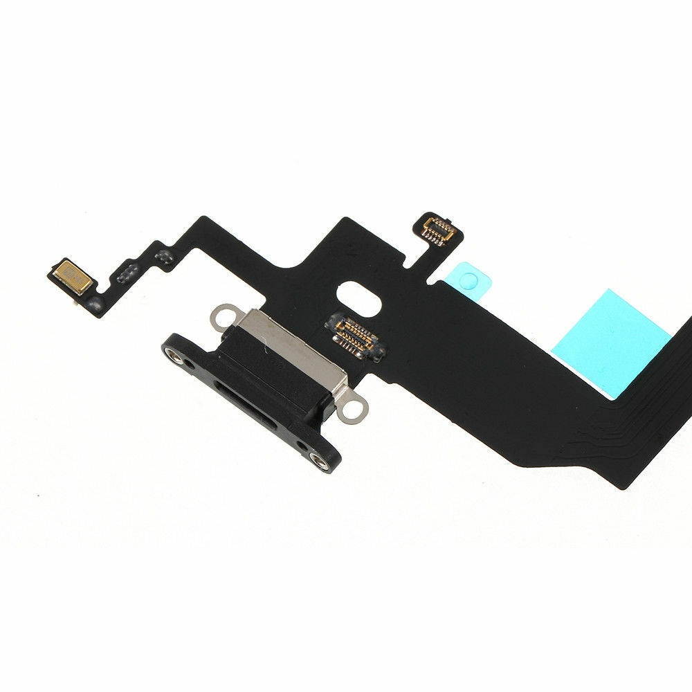 OEM SPEC Black Charging Port Headphone Jack Mic Flex Cable For iPhone X 5.8 USB