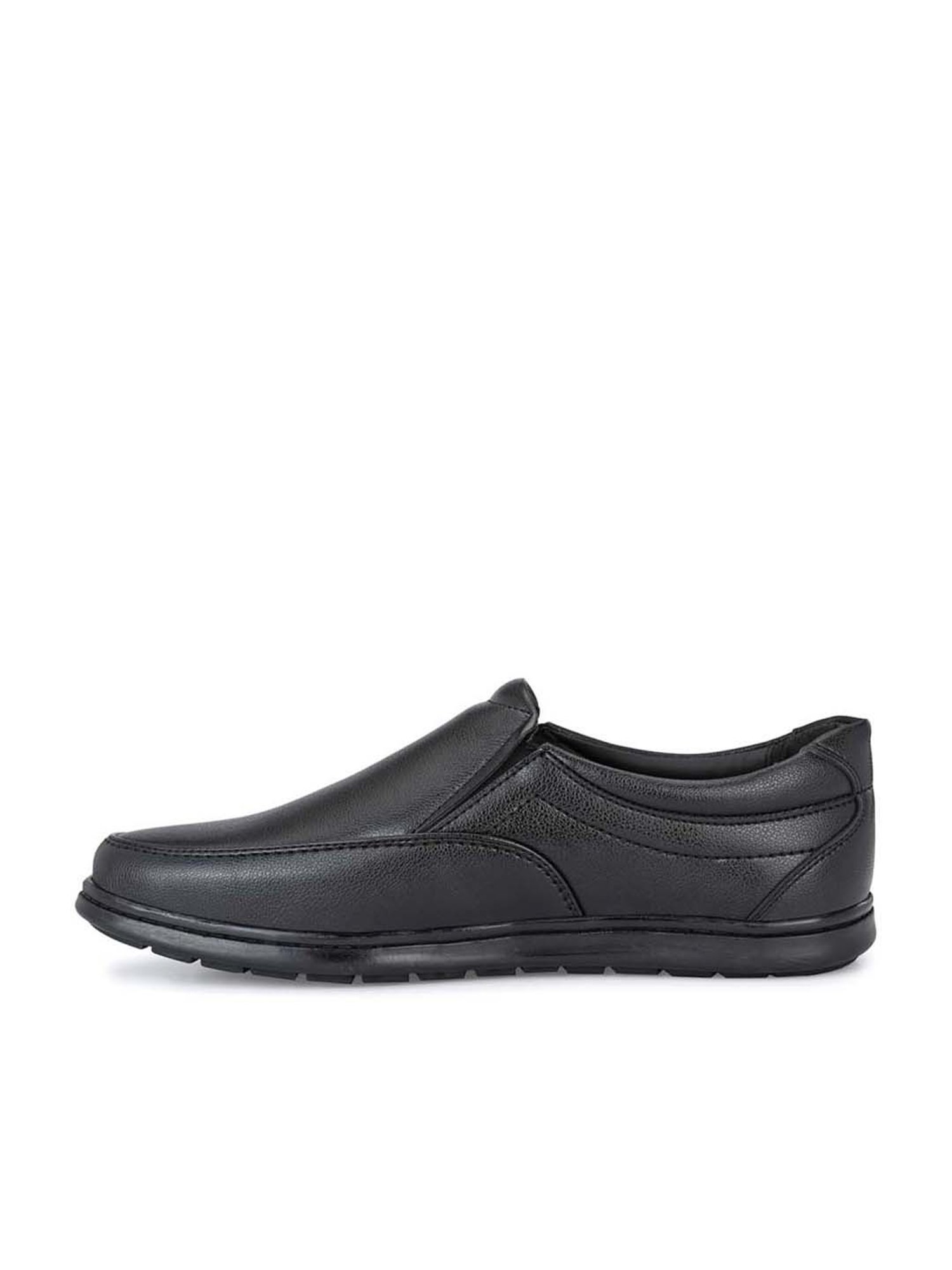 Eego Italy Men's Black Formal Loafers