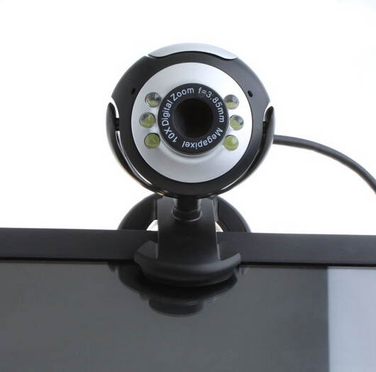 Topwin USB 2.0 50.0M 6 LED PC Camera HD Webcam Camera Web Cam with MIC for Computer