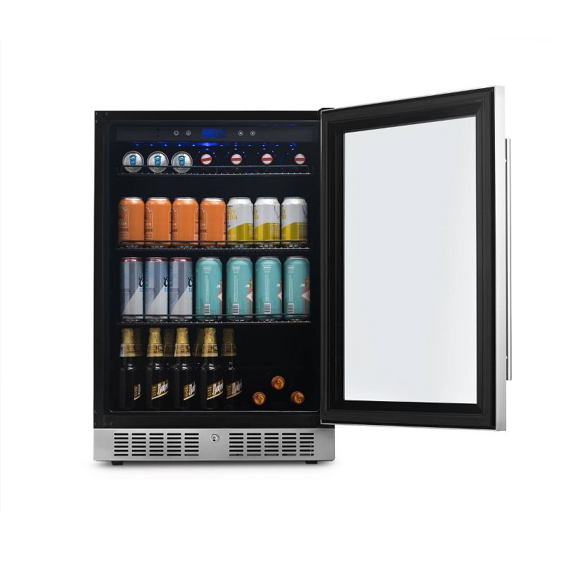 NewAir 224 Can Beverage Cooler with Color Changing LED Lights