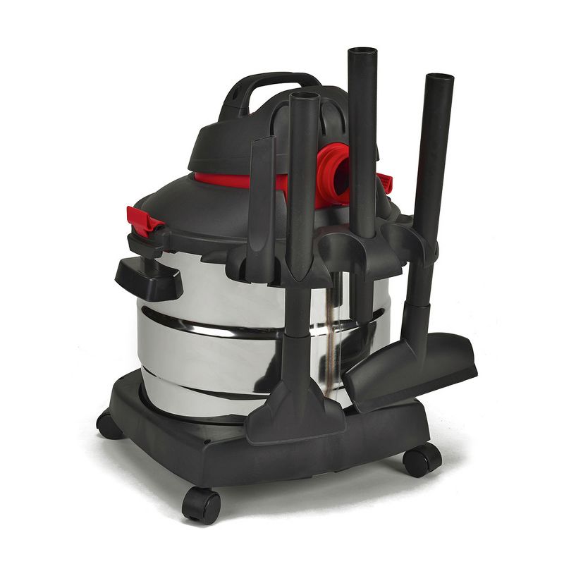 PORTER-CABLE PCX18301-4B 4 Gallon 4Hp Wet/Dry Vacuum, Stainless Steel (Certified Refurbished)