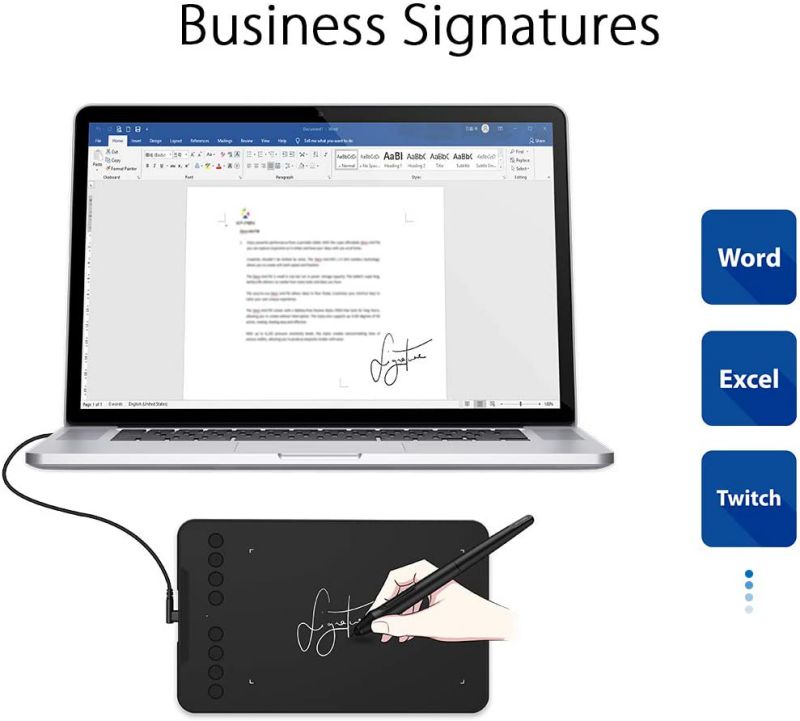 UGEE M708 10 x 6 inch Smart Graphics Tablet for Digital Writing / Painting