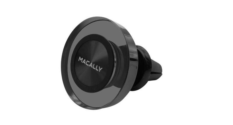 Macally Magnetic Air Vent Mount Car Phone Holder With Magnet and Acrylic Design