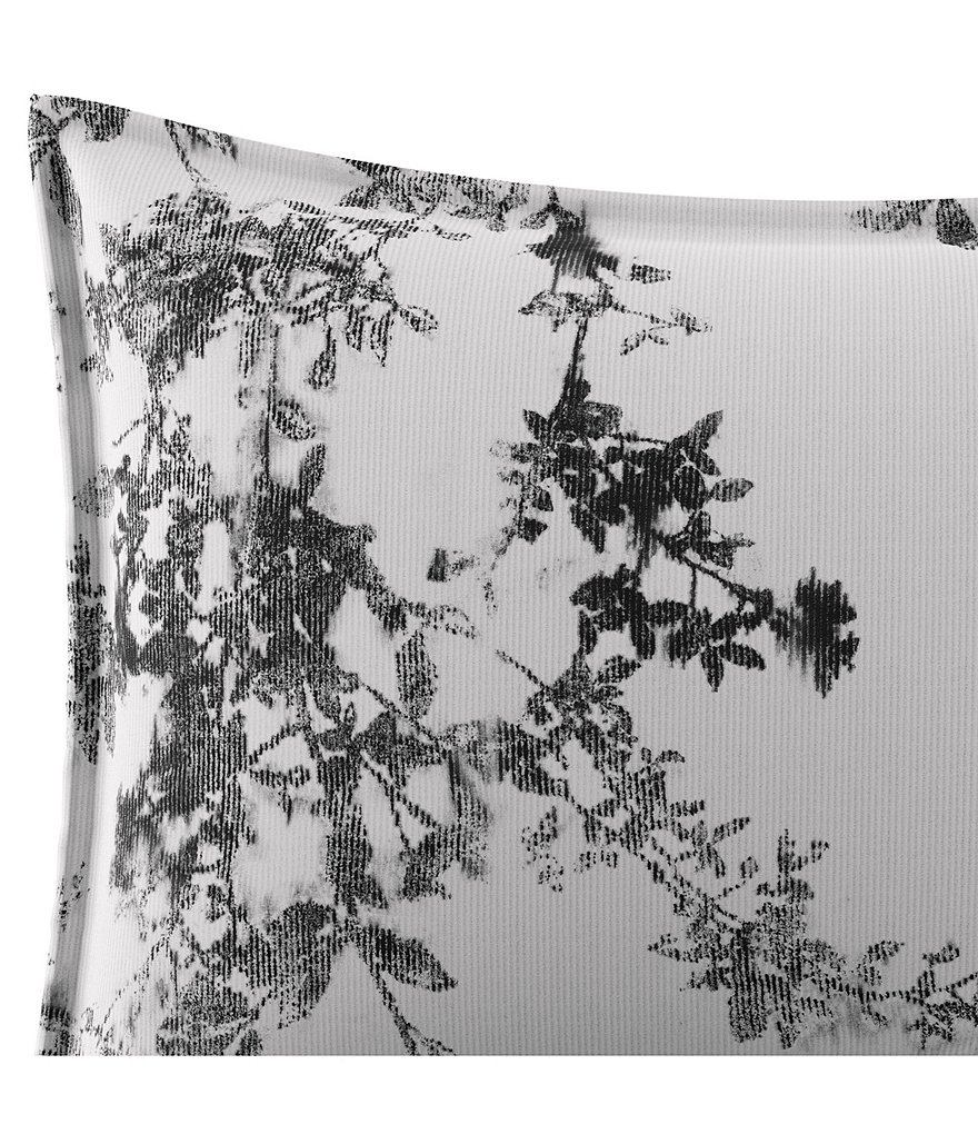 Vera Wang Charcoal Vines Natural Pillow Sham