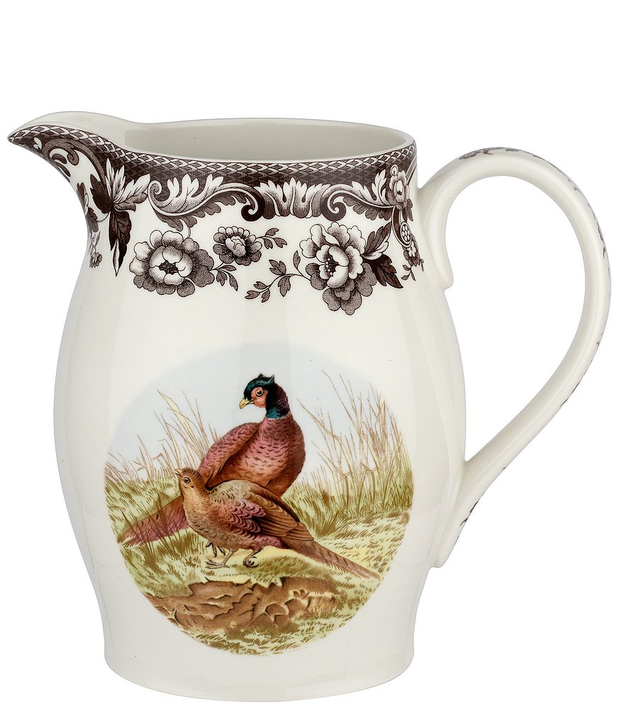 Spode Festive Fall Collection Woodland Pheasant Pitcher