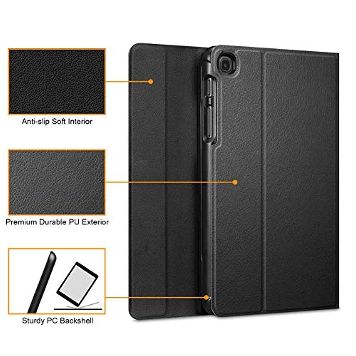 Fintie Keyboard Case for Samsung Galaxy Tab A 8.4 2020 Model SM-T307 (Verizon/T-Mobile/Sprint/AT&T), Slim Shell Lightweight Stand Cover with Detachable Wireless Bluetooth Keyboard, Black