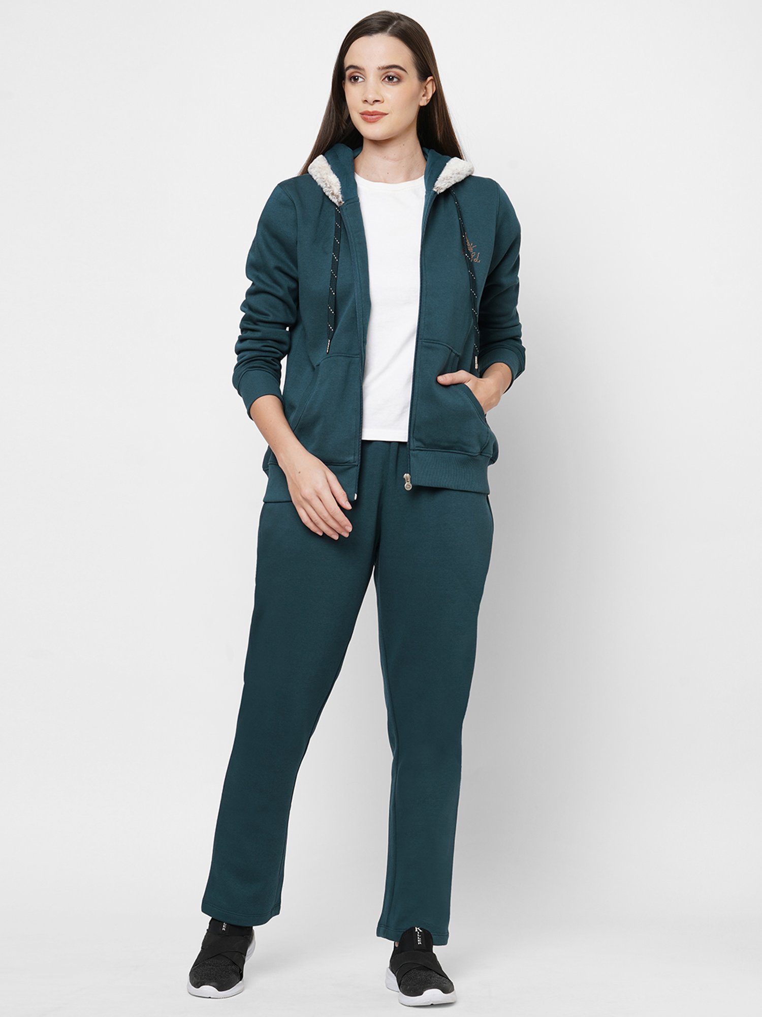 Sweet Dreams Teal Hooded Sweatshirt & Trackpants Set